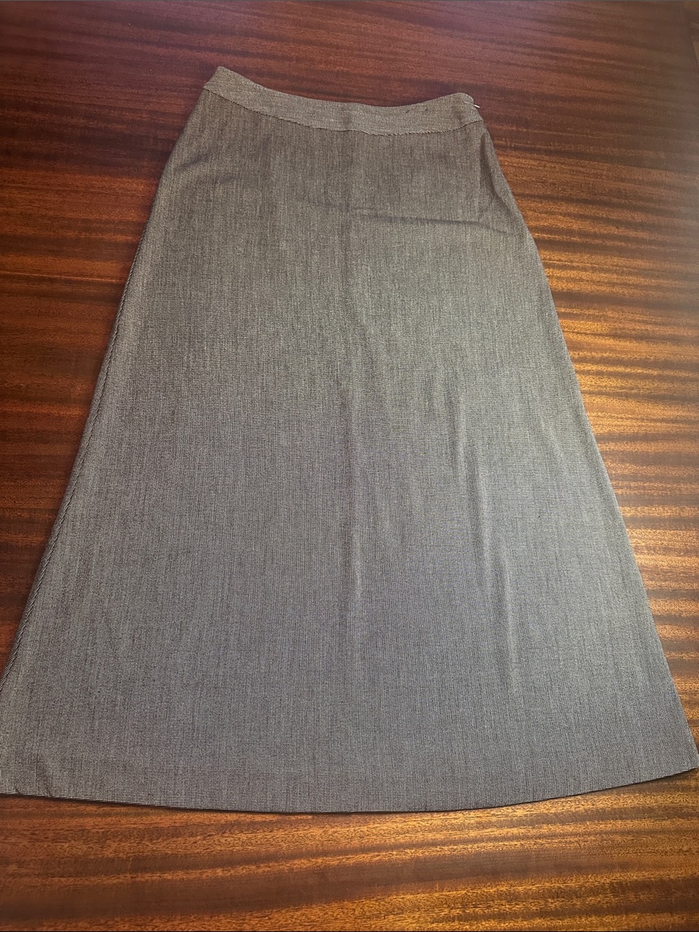 Charter Club Classic Women's A-Line Black Twill Skirt